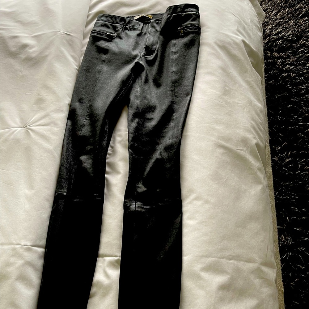 JBrand Black Leather leggings